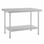 VOGUE - Table en acier inoxydable sans rebord 1200 x 700mm