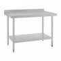 VOGUE - Table en acier inoxydable avec rebord 1200 x 700mm
