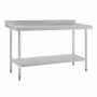 VOGUE - Table en acier inoxydable avec rebord 1500 x 700mm