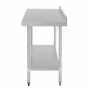 VOGUE - Table en acier inoxydable avec rebord 1500 x 700mm