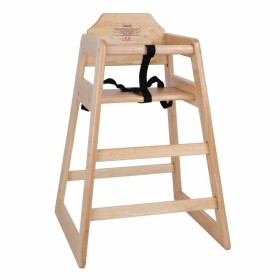 BOLERO - Chaise haute en bois finition naturelle