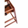 BOLERO - Chaise haute en bois finition bois foncé