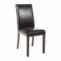 BOLERO - Chaises en simili cuir noir (lot de 2)