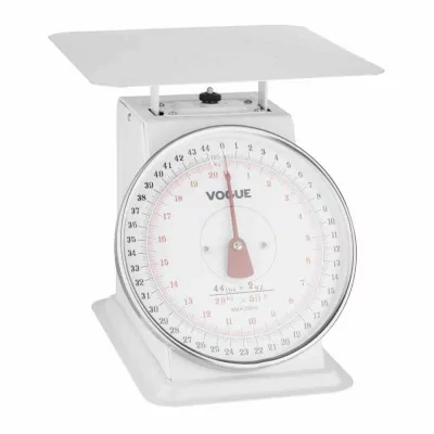 VOGUE - Balance à plateau portée 20 kg précision d'affichage 50 g