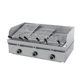 SOFRACA - Wood steak grill gaz inclinable 900 mm