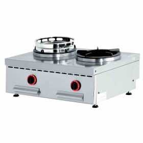 DIAMOND - Feux wok gaz de table, 2 feux (2x 13 kW)