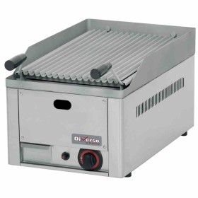 DIVERSO - Grill pierre de lave gaz 1/2 module 4 kW