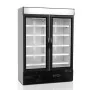 TEFCOLD - Vitrine noire vitrée positive 1079 L 2 portes