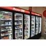 TEFCOLD - Vitrine positive noire 1657 L 3 portes vitrées