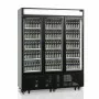 TEFCOLD - Vitrine positive noire 825 L 3 portes cadre aluminium