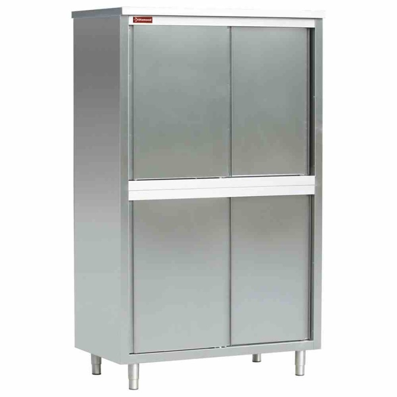 Armoire haute professionnelle inox largeur 1200mm profondeur 700 mm