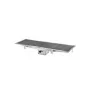 L2G - Caniveau inox avec siphon et sortie horizontale 1000x300 mm
