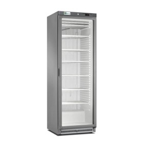 AFI - Armoire froide négative inox 268 L 1 porte vitrée