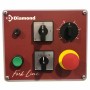 DIAMOND - Pétrins à  fourche 35 Kg 2 vitesses et timer sur roues
