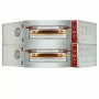 DIAMOND - Four électrique d'angle 2 chambres, capacité 16 pizzas de 350mm