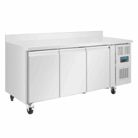 POLAR - Table réfrigérée négative 3 portes avec dosseret, capacité 358 L