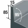 DIAMOND - Table frigorifique 'murale', ventilée, 4 portes GN 1/1, 550 Litres