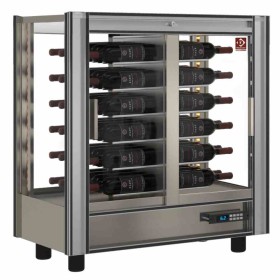 DIAMOND - Vitrine réfrigérée à vins 216 Litres 48 bouteilles Modulable Traversante