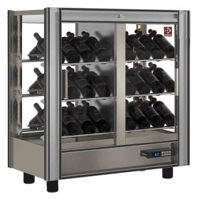 DIAMOND - Vitrine réfrigérée à vins 216 Litres 42 bouteilles Modulable Traversante