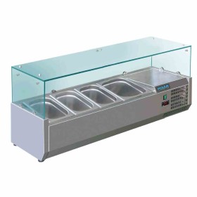 POLAR - Saladette réfrigérée capacité 3 GN 1/3 & 1 GN 1/2 parois en verre