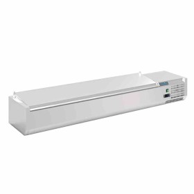 POLAR - Saladette réfrigérée avec couvercle, capacité 8 GN 1/4