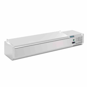 POLAR - Saladette réfrigérée avec couvercle, capacité 7 GN 1/4