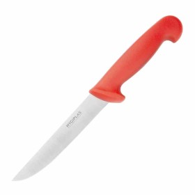 HYGIPLAS - Couteau à désosser à lame rigide rouge 150 mm