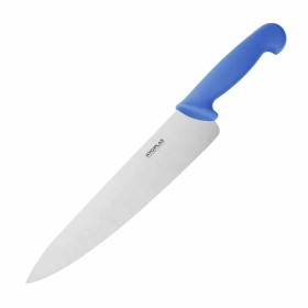 HYGIPLAS - Couteau de cuisinier bleu 255 mm
