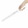HYGIPLAS - Couteau à trancher denté blanc 255 mm