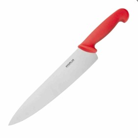 HYGIPLAS - Couteau de cuisinier rouge 255 mm