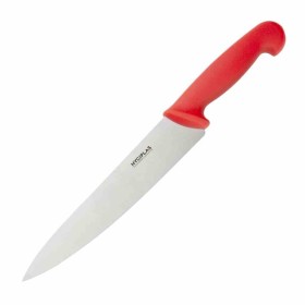 HYGIPLAS - Couteau de cuisinier rouge 215 mm