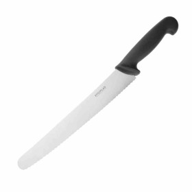 HYGIPLAS - Couteau à pâtisserie denté noir 250 mm