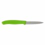 VICTORINOX - Couteau d'office lame dentée bout pointu vert 80 mm
