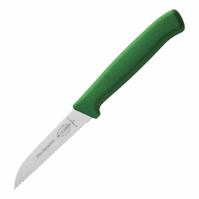 DICK - Couteau d'office denté Pro-Dynamic HACCP vert 75 mm