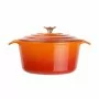 VOGUE - Grande cocotte ronde orange 