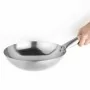 VOGUE - Wok fond plat en acier doux 25,4 cm