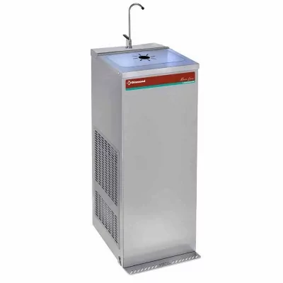 DIAMOND - Fontaine d'eau réfrigérée à pédale inox 35 L/h
