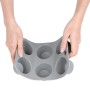 VOGUE - Plaque flexible en silicone 6 muffins 