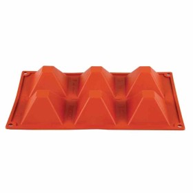 PAVONI - Plaque 6 pyramides en silicone Formaflex