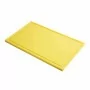 GASTRO M - Planche à découper avec rigole GN1/2 en polyéthylène haute densité  jaune