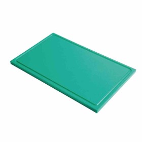 GASTRO M - Planche à découper avec rigole GN1/1 en polyéthylène haute densité  verte