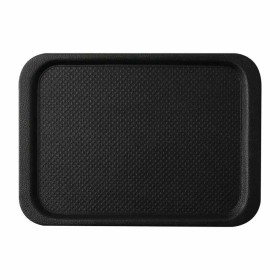 ROLTEX - Plateau antidérapant Blackline rond 490 x 340 mm noir