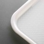 OLYMPIA - Plateau fast food en plastique Kristallon blanc 345 x 265 mm