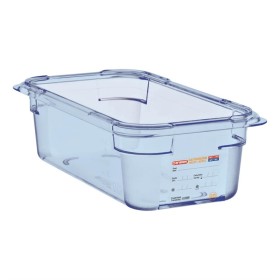 ARAVEN - Boîte hermétique bleue en ABS sans BPA GN1/4 100mm
