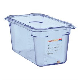 ARAVEN - Boîte hermétique bleue en ABS sans BPA GN1/4 150mm