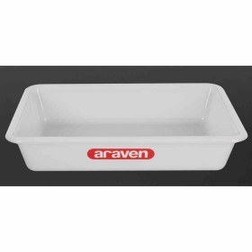 ARAVEN - Bac alimentaire peu profond transparent 345mm