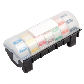VOGUE - Etiquettes amovibles code couleur avec distributeur 24mm