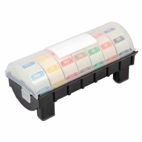 VOGUE - Kit étiquettes alimentaires solubles code couleur et distributeur plastique 24mm
