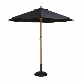 BOLERO - Parasol rond noir 2,5m