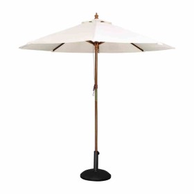 BOLERO - Parasol rond écru 3m